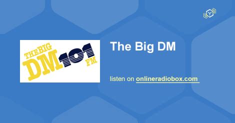 the big dm 101.3 fm|The Big DM Listen Live .